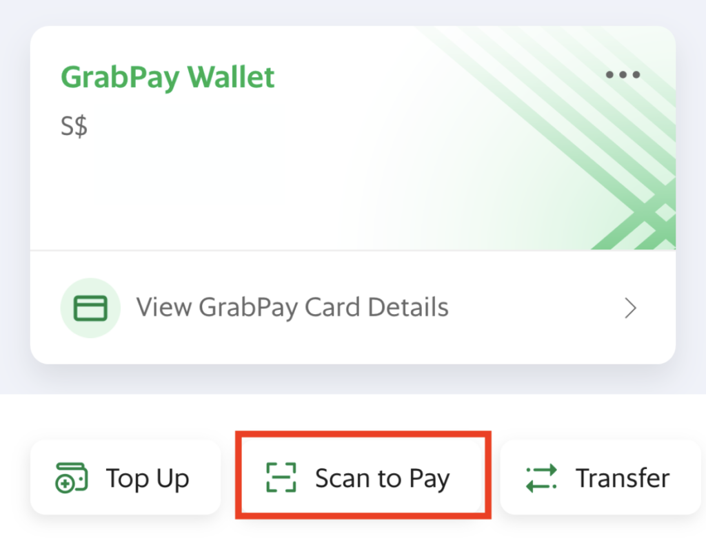 GrabPay Wallet Scan To Pay