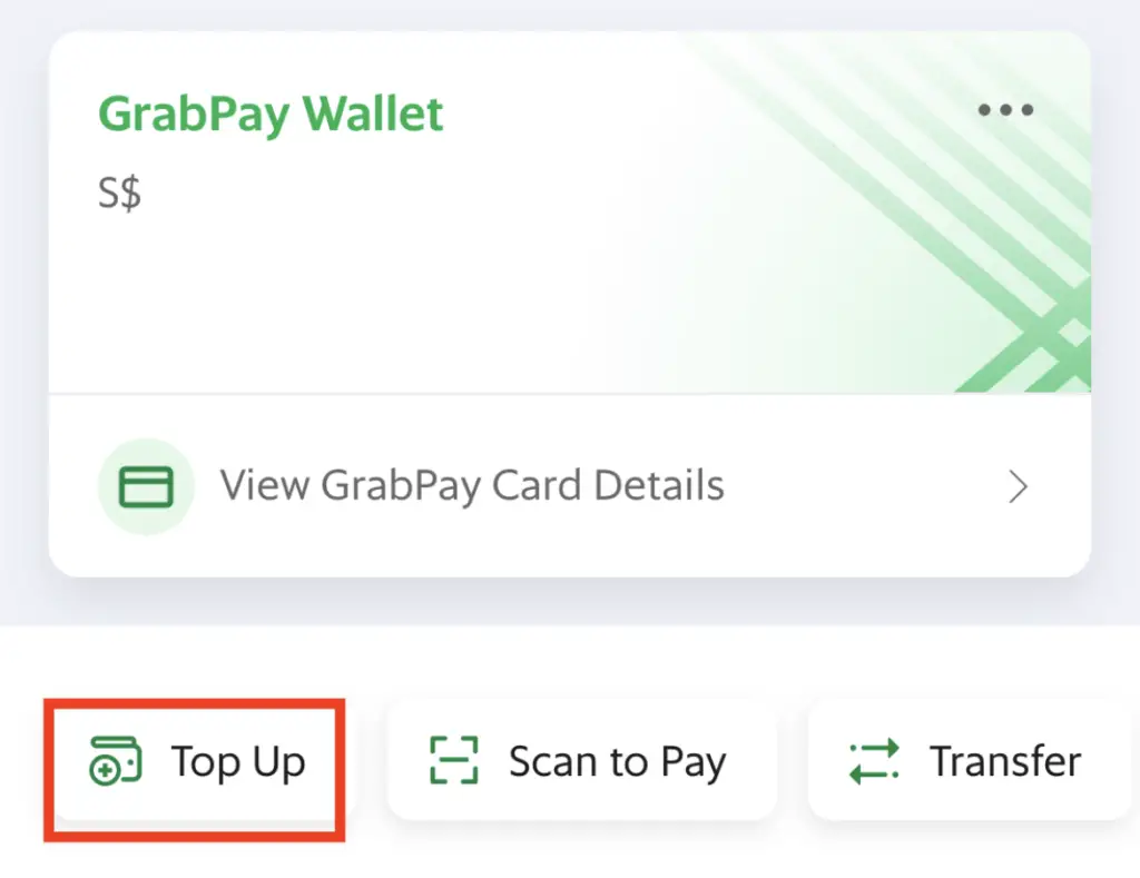 GrabPay Wallet Top Up
