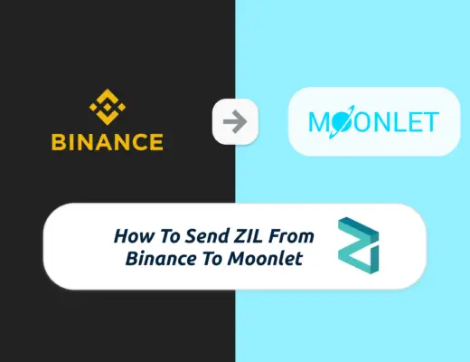 Send ZIL From Binance To Moonlet