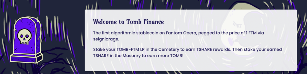 Tomb Finance Platform