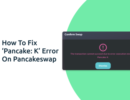 Pancake K Error Pancakeswap