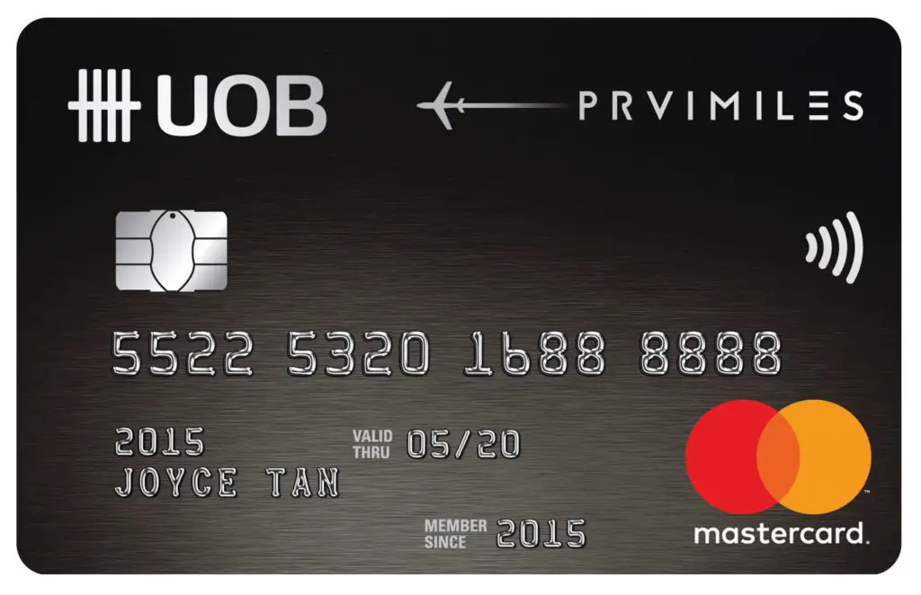 UOB PRVI Miles MasterCard